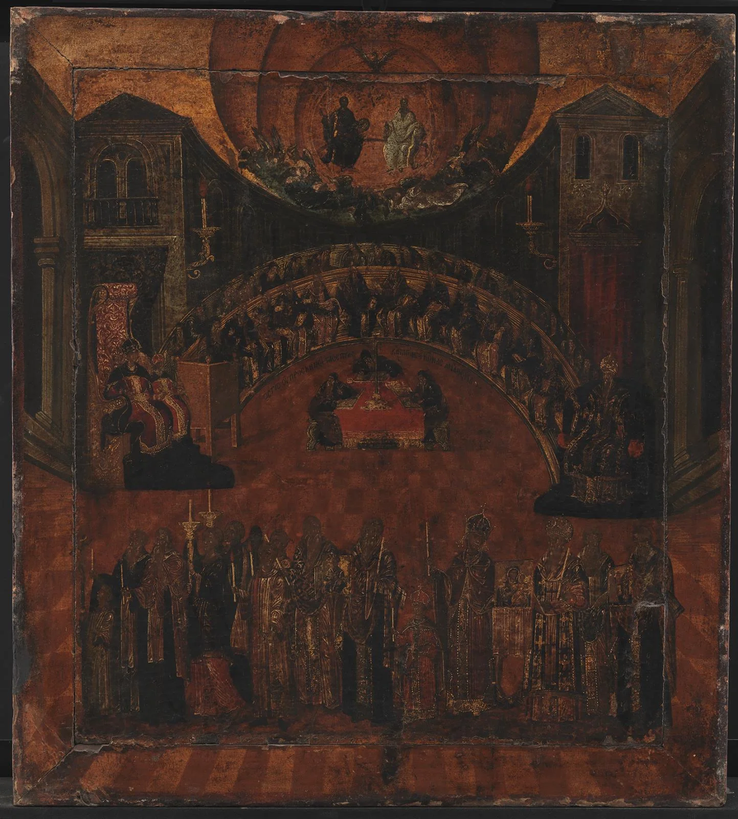 The Council of Nicaea 787. Icon.