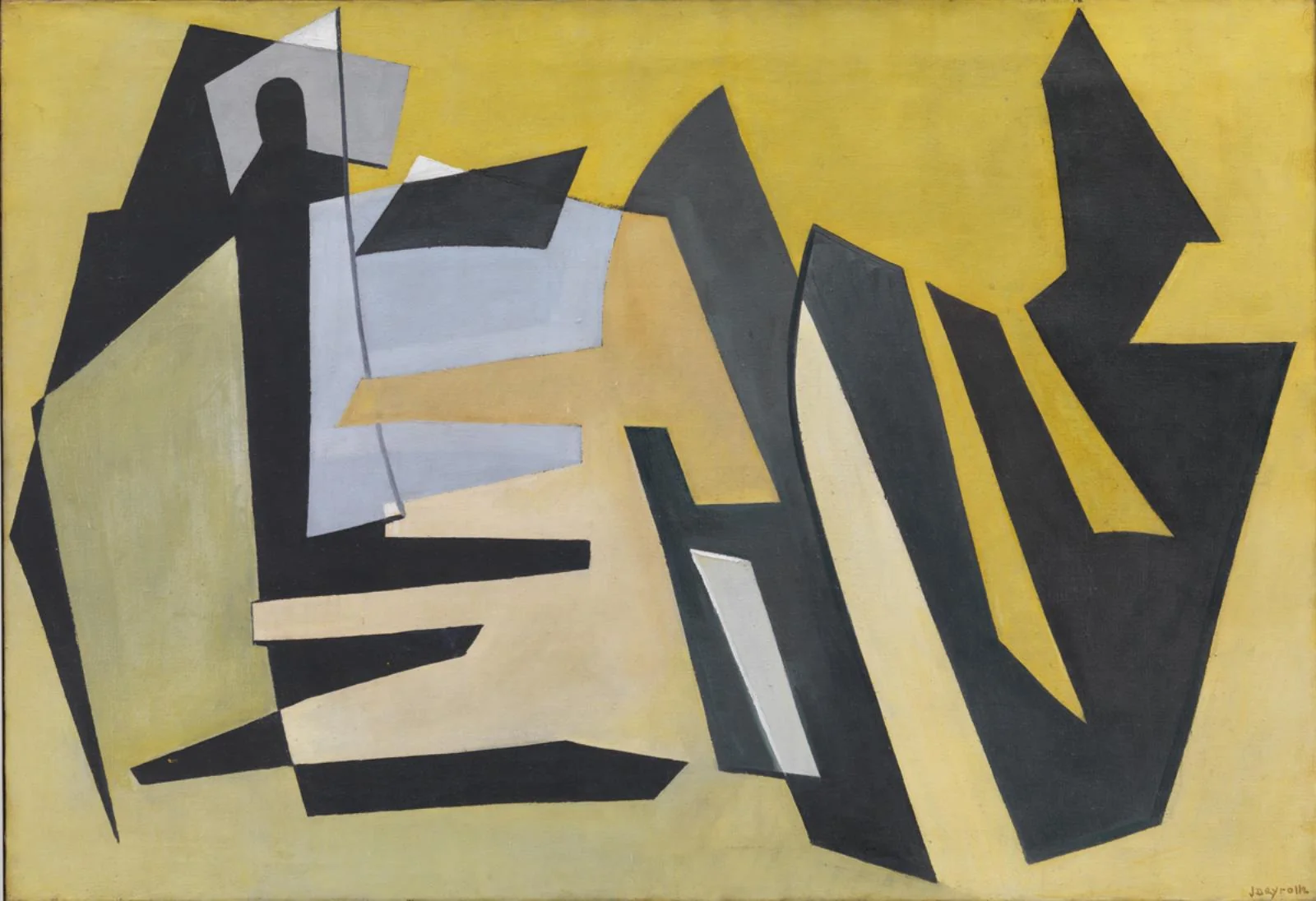 Composition jaune opus 153