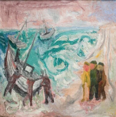 Fishing Boats Going Out